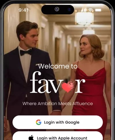 Favor app profile screen
